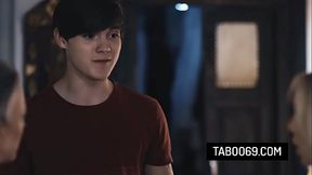 Blonde milf stepmom Dee Williams has sex with her stepdaughter Tiffany Watson and stepson