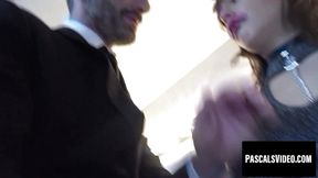 Dark-haired teen squirts all over a hard cock🍆