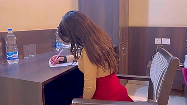18 Year Old Delhi College Girl in Uniform Fucked in Missionary indian desi doggy style full story mms videos