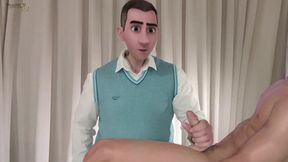 step gay dad - doctor stepdad - the healing power of smelly feet