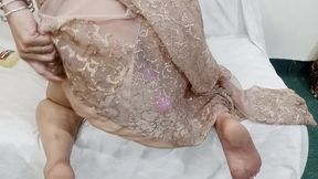 Muslim Wife Cools Her Fire with a Dildo