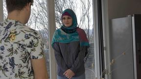 Muslim chick Elena Vega received a nice facial cumshot