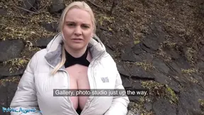 Public Sex fucks blonde Jordan Pryce’s massive tits