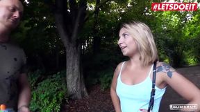 Kattie Hill Gets Fucked in the Backseat - Public Outdoor Adventure with Mark Aurel
