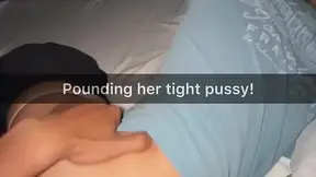 Railing my Stepsister during Netflix with our Parents in the next Room - Shared Bed