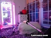 Siswetlive.com FREE *** Blonde anal Hard with automatic machine