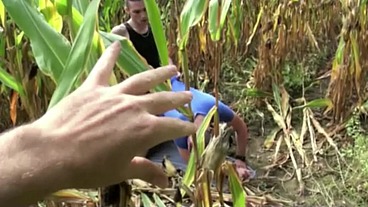 577 straigth flat fucked by Jomy FIX in exhib outdoor corner field
