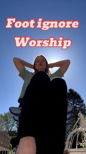 Foot ignore humiliation with Giantess Freya