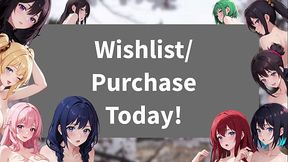 Sexy Anime Puzzle Game Trailer | Coming To Steam In July!  | 1080p60