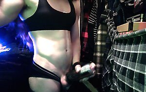 Sporty Girl Fucks Can of Monster