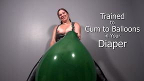 Trained to Cum to Balloons in Your Diaper... and Laughing About It With Your Ex-Girlfriend - 4K