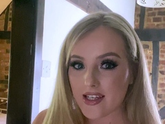 Lovely Blonde With Tight Pussy Masturbate Solo