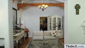 Aspen Brooks - Shemale Licks And Fucks Friend Lisey