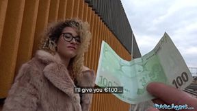 Outdoor Fucking with a Busty Blonde Agent