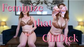 Not even a micropenis - Feminizing your clitdick Ruined JOI 💕
