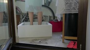 Redhead Helena Use Human Doormat - Full - Polish Language