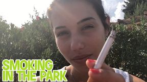 Smoking in the park - HD