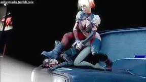Harley Quinns Futanari Heat Ignites Wild Sex With Catwoman