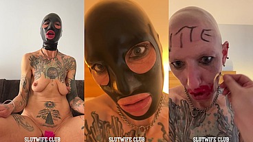 Human Fuck-Doll Experiment: Latex-Doll Vilja's Ass-Only Workout, Gag-Hole Training & Sloppy Facial Bath
