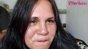 Bbw eating after recording something for hours