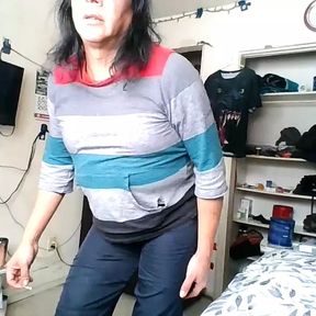 horny mature wedgie crossdresser