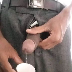 Huge cock masturbation cumshot