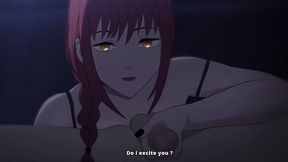 Unsensored Makima From Chainsaw Man, Handjob And Anal Fuck