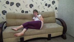 Dancing and cleaning