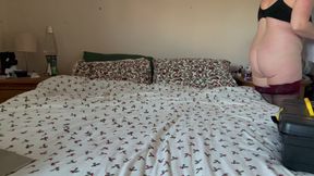 Christmas Solo Masturbation