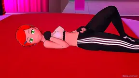 Gwen Seduces Ben Post-Sports Heat in Wild 3D Hentai Encounter