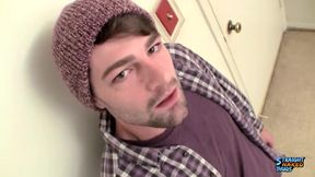 StraightNakedThugs Handsome Stud Mickey Waters Strokes His Hard Meat To Messy Explosion