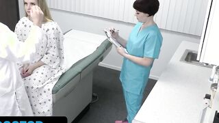 Perv Doctor - Adorable Hot Harlow West Getting Used And Banged Inside Perv Three-Way With Doctor And Nurse