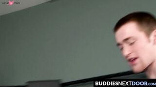 BuddiesNextDoor.com - Tyler Torro and Rick McCoy wrestle and enjoy a raw bareback fuc