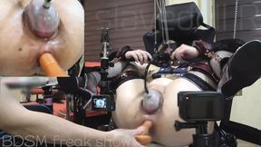 Kinky Slavedoll R Vol.008 Pussy vacuum...Anal dildo squirting...Juice accumulating in the cup. (Full video at fapHouse)