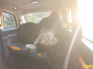 Fake Taxi British gymnastics teacher ATLANTA MORENO screwed in the taxi