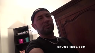 the sexy latino Anthony AUSTIN fucked bareback by KEVIN DAVID for CRUNCHBOY Fun porn