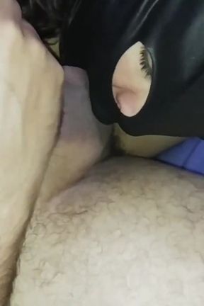 Cuck's First Bi Blowjob - Wife's Fertile Ass Tease &amp; Huge Facial Cleanup No Vaginal Fuck