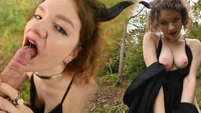 Slutty succubus demands relentless pumpkin pounding on Halloween ????