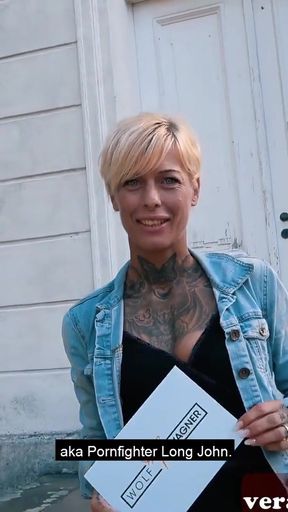 Unforgettable moment from "GERMAN SKINNY TATTOO MILF AT PUBLIC BLIND DATE ERCOM CASTING"
