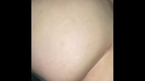 Black BBC pounds compact tit MILF's pussy while she's on all fours