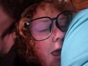 Cumdump begs until a load gets dumped in her