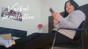 Verbal humillation Submissive with a yerba flavor