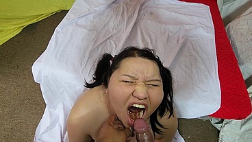 Double anal fisting, anal fucking and anal prolapse after being pissed on my face by my man and drinking his piss