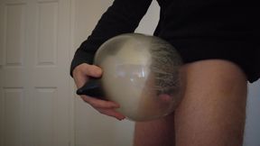 Cumming in a Latex Balloon