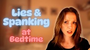 Lies Spanking at Bedtime