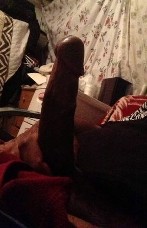 My garage is open should I pull this big black dick out?