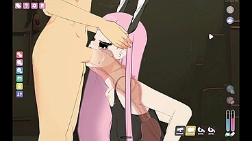 Lust's Cupid [ Hentai Game PornPlay ] Ep.3 cum belly bulge from too much throat and pussy creampie