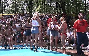Bikini Contest At Nudist Resort Goes Completely Out Of Control