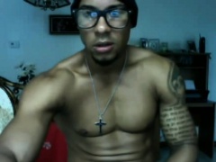 Dominican Straight Muscular Papi Jerks Off