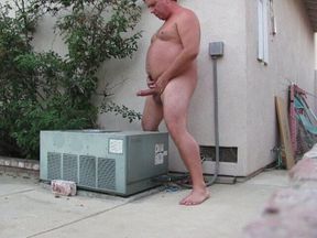 Neighbors Backyard Jerkoff